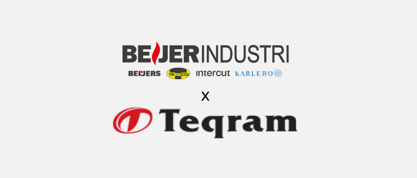 Bild på Beijer Industri & Teqrams loggor
